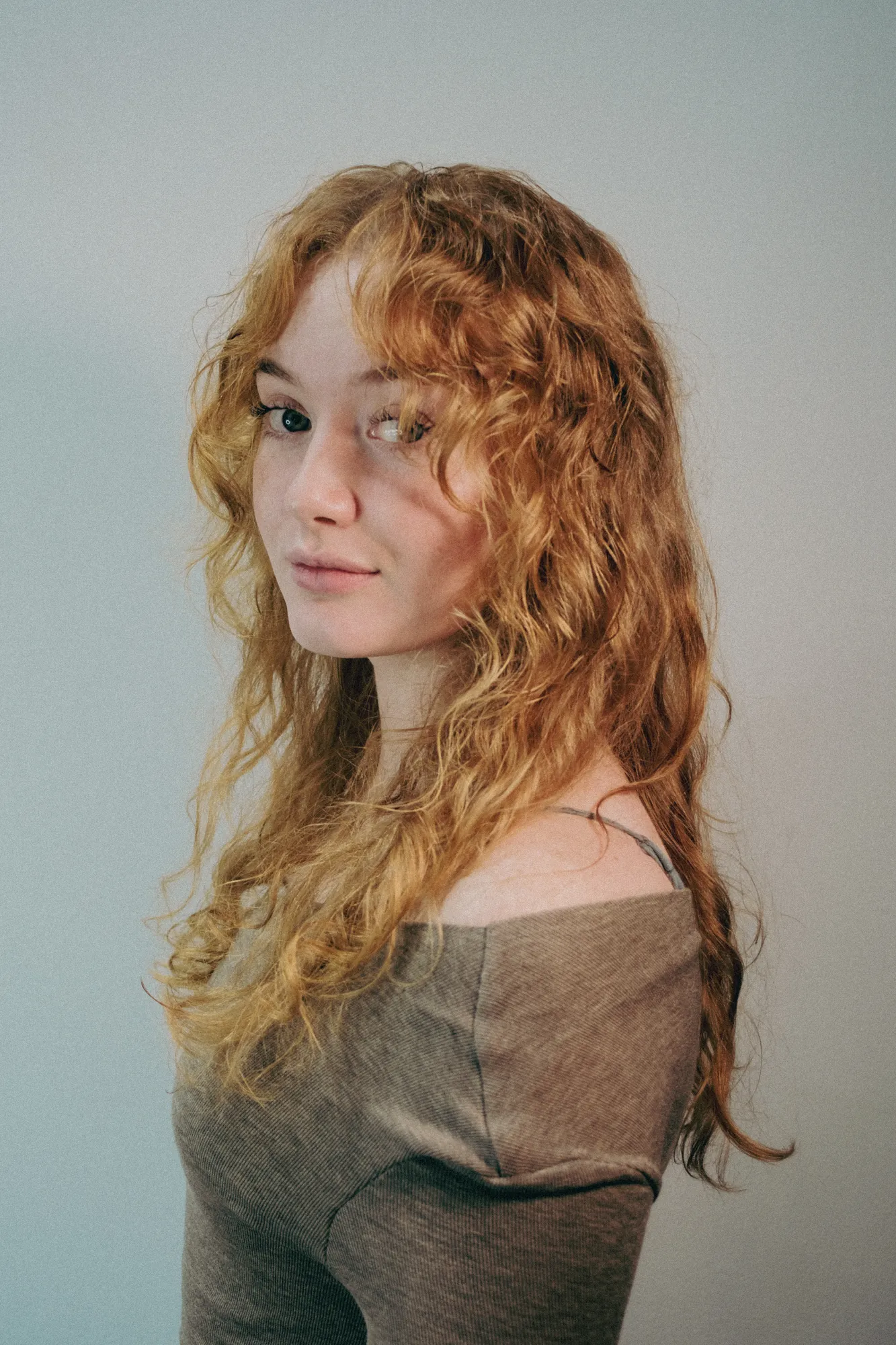 Copper curls, back view, at Wigs & Warpaint, Sheffield