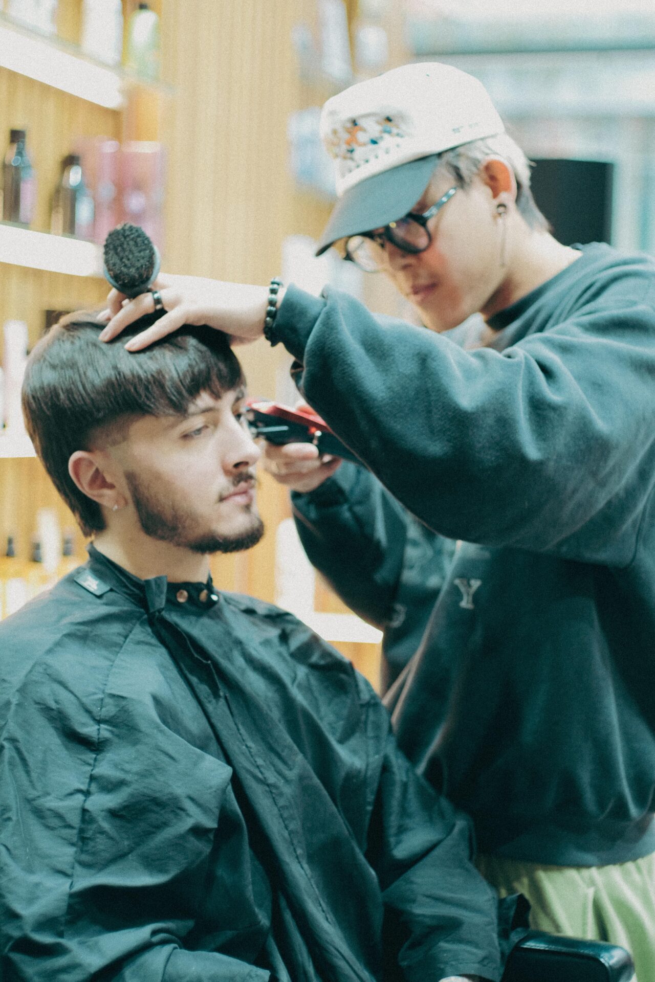 Andy, barber at Wigs & Warpaint Sheffield