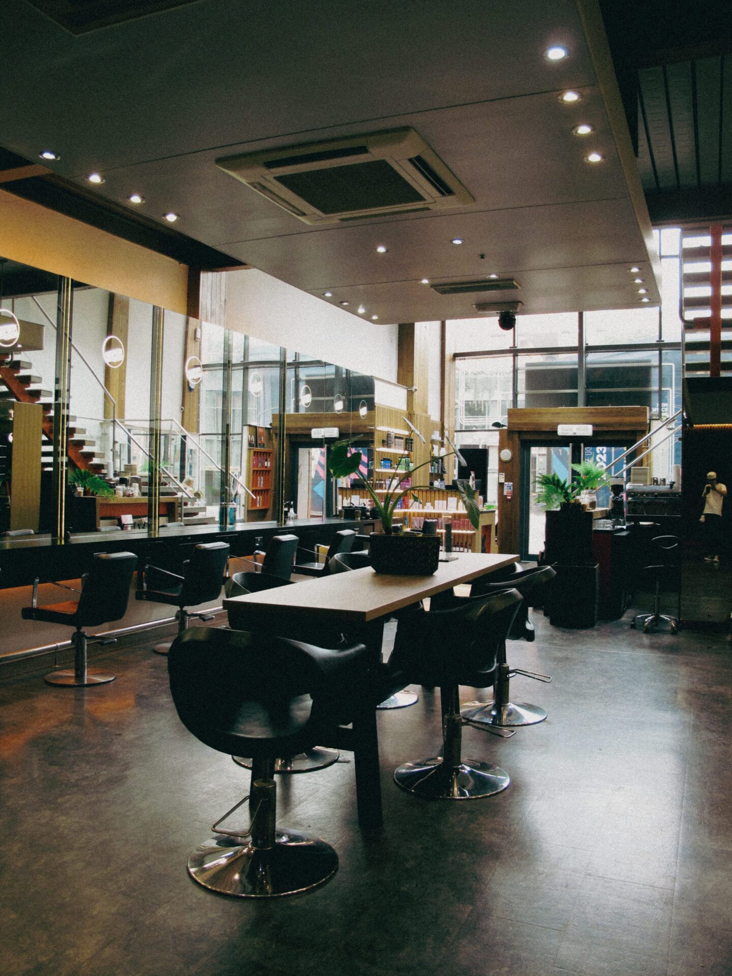 Wigs & Warpaint salon interior, Sheffield city centre