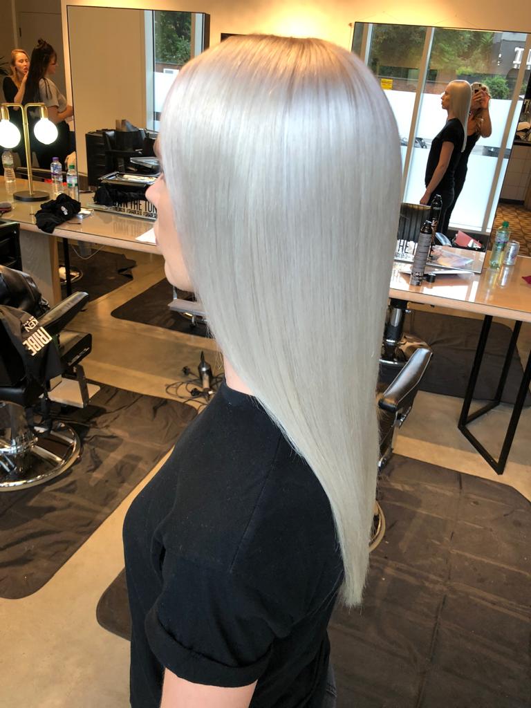 Claire Flack colouring hair, Wigs & Warpaint Sheffield